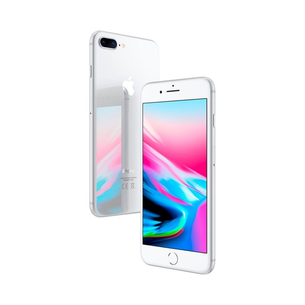 Apple iphone 8 plus 256gb plata reacondicionado cpo móvil 4g 5.5'' retina fhd/6core/256gb/3gb ram/12mp+12mp/7mp