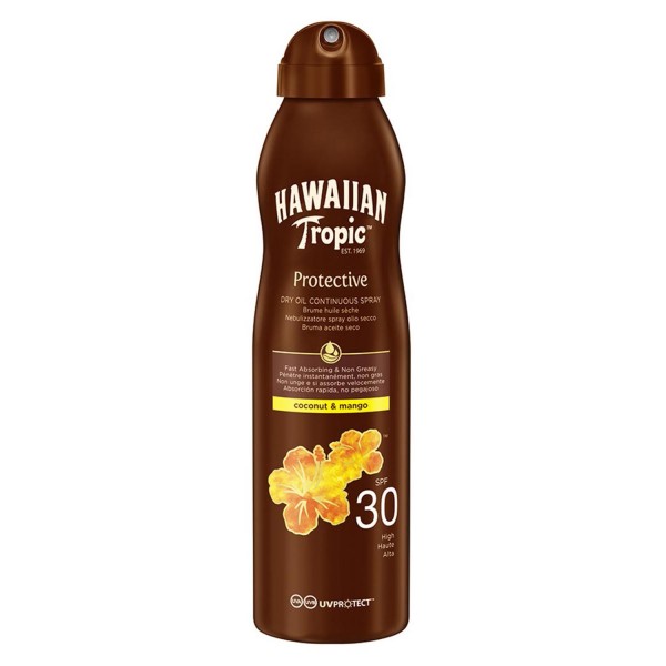 Hawaiian tropic coconut&mango aceite spf30 180ml vaporizador